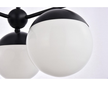 Elegant Pendant Light - Black/Glass Matte (LD6128BK)