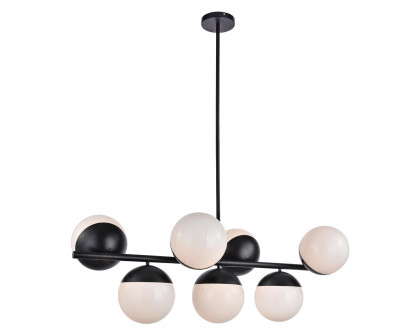 Elegant Pendant Light - Black/Glass Matte (LD6134BK)