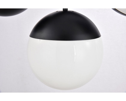 Elegant Pendant Light - Black/Glass Matte (LD6134BK)