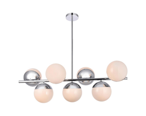 Elegant Pendant Light - Chrome/Glass Matte (LD6136C)