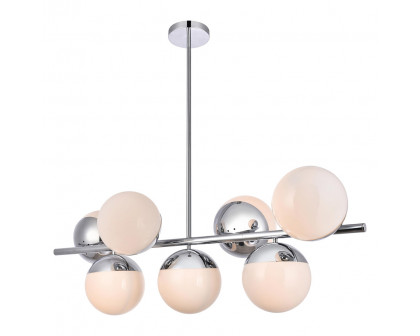 Elegant Pendant Light - Chrome/Glass Matte (LD6136C)