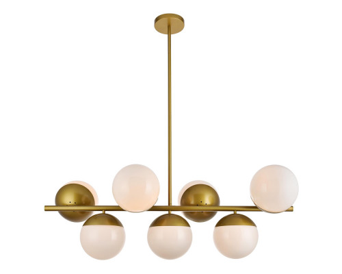 Elegant Pendant Light - Brass/Glass Matte (LD6138BR)