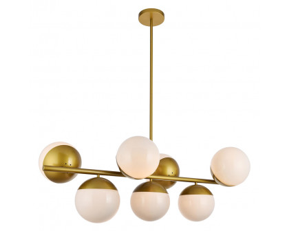 Elegant Pendant Light - Brass/Glass Matte (LD6138BR)