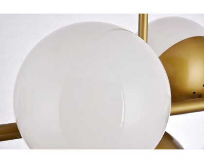 Elegant Pendant Light - Brass/Glass Matte (LD6138BR)