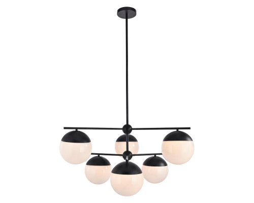 Elegant Pendant Light - Black/Glass Matte (LD6140BK)