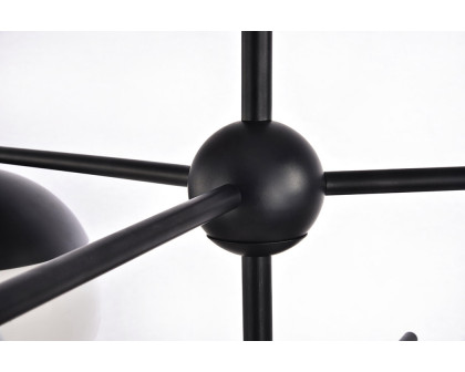 Elegant Pendant Light - Black/Glass Matte (LD6140BK)