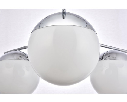 Elegant Pendant Light - Chrome/Glass Matte (LD6142C)