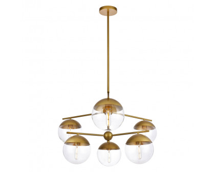 Elegant Pendant Light - Brass (LD6145BR)