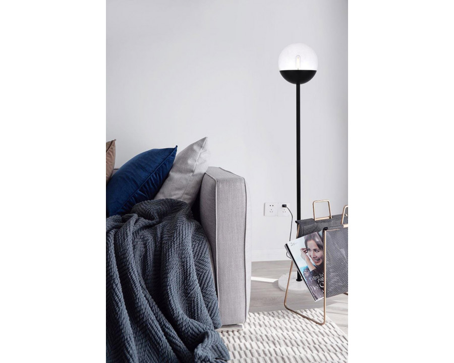 Elegant LED Floor Lamp - Black (LD6147BK)