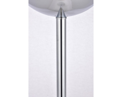 Elegant LED Floor Lamp - Chrome/Glass Matte (LD6148C)