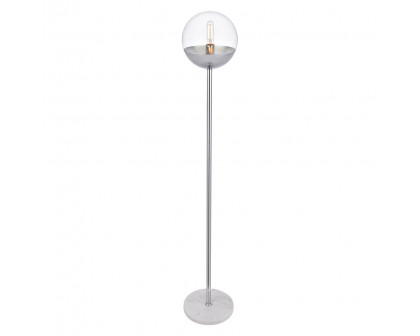 Elegant LED Floor Lamp - Chrome (LD6149C)