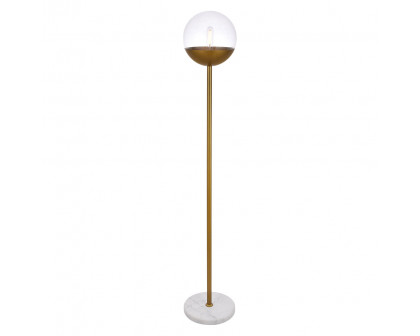 Elegant LED Floor Lamp - Brass (LD6151BR)