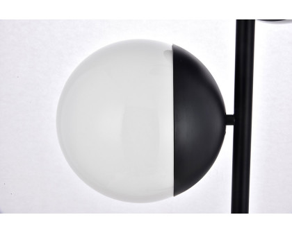 Elegant LED Floor Lamp - Black/Glass Matte (LD6158BK)