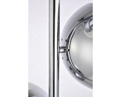 Elegant LED Floor Lamp - Chrome/Glass Matte (LD6160C)