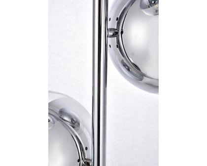 Elegant LED Floor Lamp - Chrome (LD6161C)