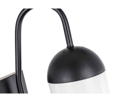 Elegant Wall Sconce - Black/Matte Glass (LD6169BK)