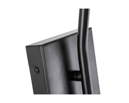 Elegant Wall Sconce - Black/Matte Glass (LD6169BK)