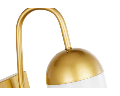 Elegant Wall Sconce - Brass/Matte Glass (LD6173BR)