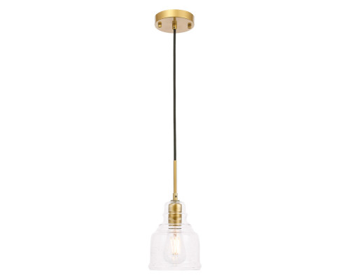 Elegant Pendant Light - Brass (LD6197BR)