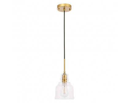 Elegant Pendant Light - Brass (LD6197BR)