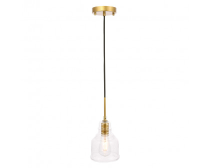 Elegant Pendant Light - Brass (LD6197BR)