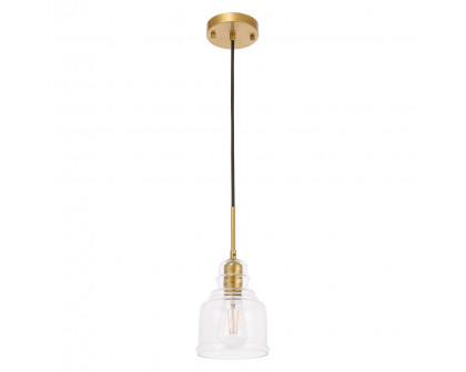 Elegant Pendant Light - Brass (LD6197BR)