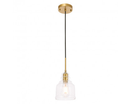 Elegant Pendant Light - Brass (LD6197BR)