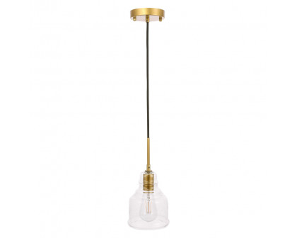 Elegant Pendant Light - Brass (LD6197BR)