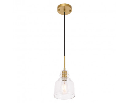 Elegant Pendant Light - Brass (LD6197BR)