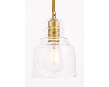 Elegant Pendant Light - Brass (LD6197BR)