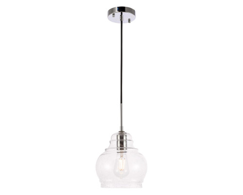 Elegant Pendant Light - Chrome, L 8" (LD6199C)