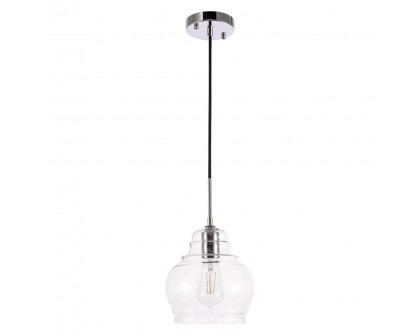 Elegant Pendant Light - Chrome, L 8" (LD6199C)