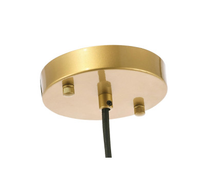 Elegant Pendant Light - Brass, L 8" (LD6200BR)