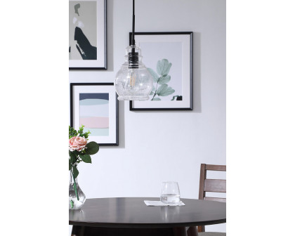 Elegant Pendant Light - Black, L 6.25" (LD6201BK)