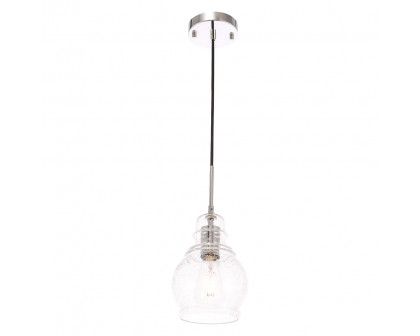 Elegant Pendant Light - Chrome, L 6.25" (LD6202C)