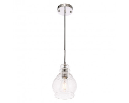 Elegant Pendant Light - Chrome, L 6.25" (LD6202C)