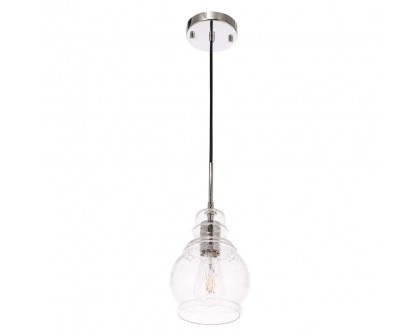 Elegant Pendant Light - Chrome, L 6.25" (LD6202C)