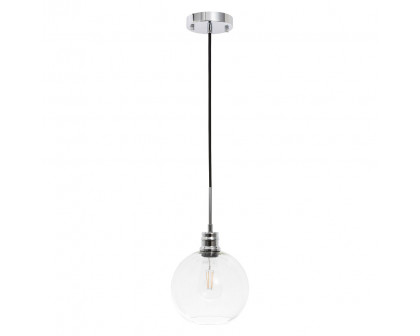 Elegant Pendant Light - Chrome, L 8" (LD6205C)