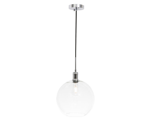 Elegant Pendant Light - Chrome, L 12.5" (LD6208C)