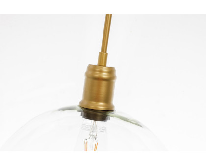 Elegant Pendant Light - Brass, L 12.5" (LD6209BR)