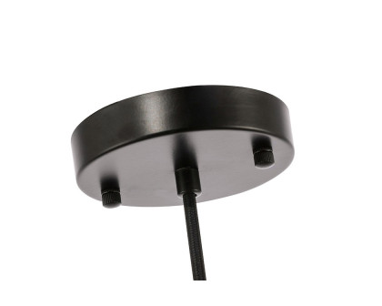 Elegant Pendant Light - Black, L 6" (LD6210BK)