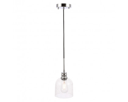 Elegant Pendant Light - Chrome, L 6" (LD6211C)