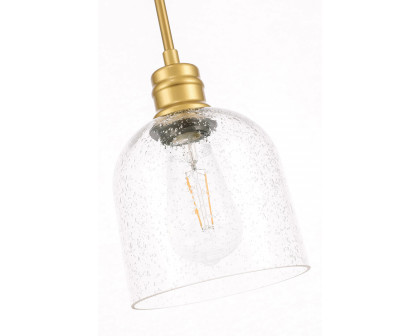 Elegant Pendant Light - Brass, L 6" (LD6212BR)