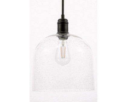 Elegant Pendant Light - Black, L 10" (LD6213BK)