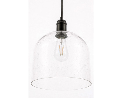 Elegant Pendant Light - Black, L 10" (LD6213BK)