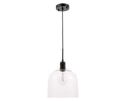 Elegant Pendant Light - Black, L 10" (LD6213BK)