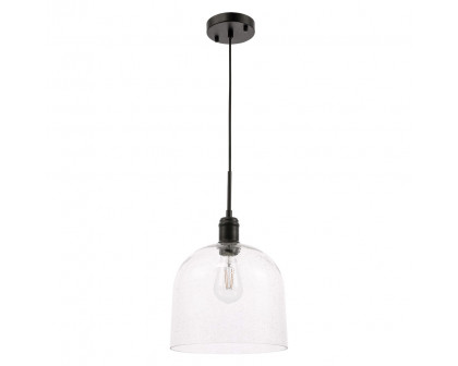 Elegant Pendant Light - Black, L 10" (LD6213BK)