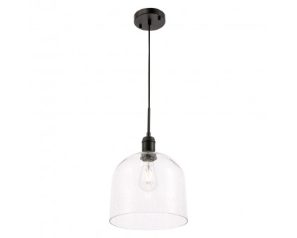 Elegant Pendant Light - Black, L 10" (LD6213BK)