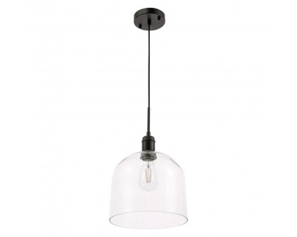 Elegant Pendant Light - Black, L 10" (LD6213BK)