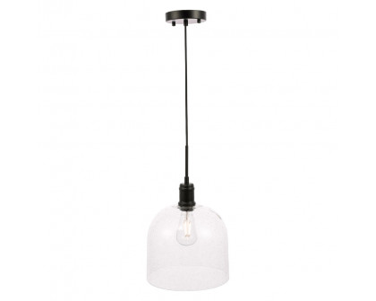 Elegant Pendant Light - Black, L 10" (LD6213BK)